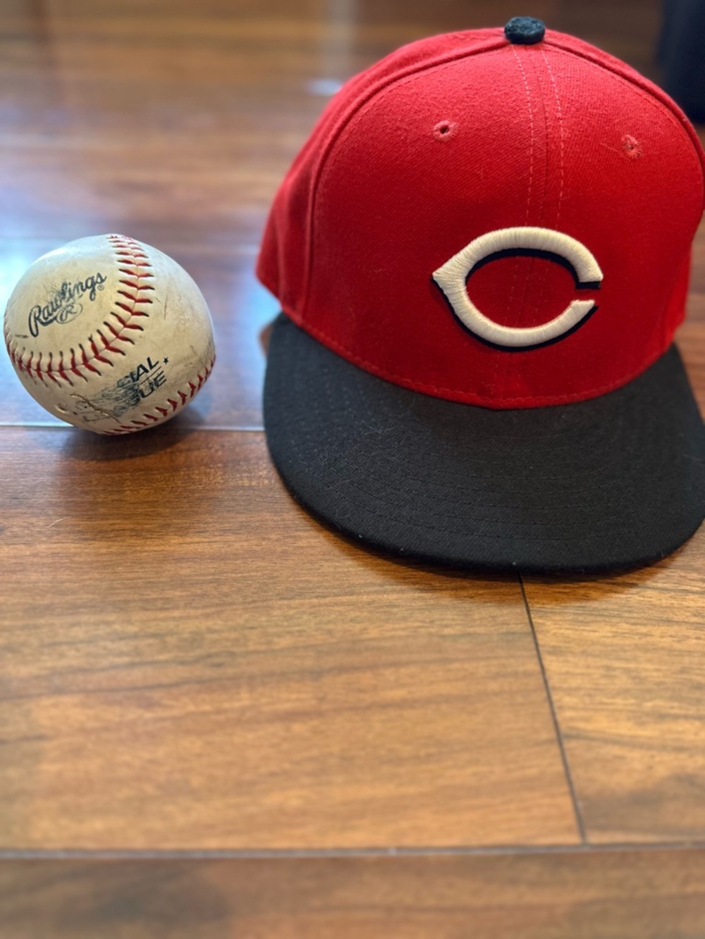 New Era Cincinnati Reds 59FIFTY Fitted Hat - Red/Black - Picture 2 of 8